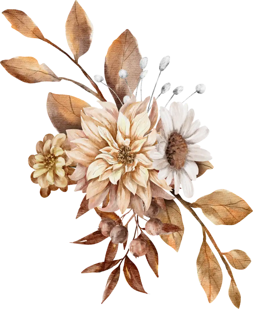 Rustic Floral Bottom Right